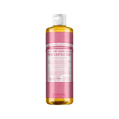 Dr. Bronner's Pure-Castile Soap Liquid (Hemp 18-in-1) Cherry Blossom 473ml